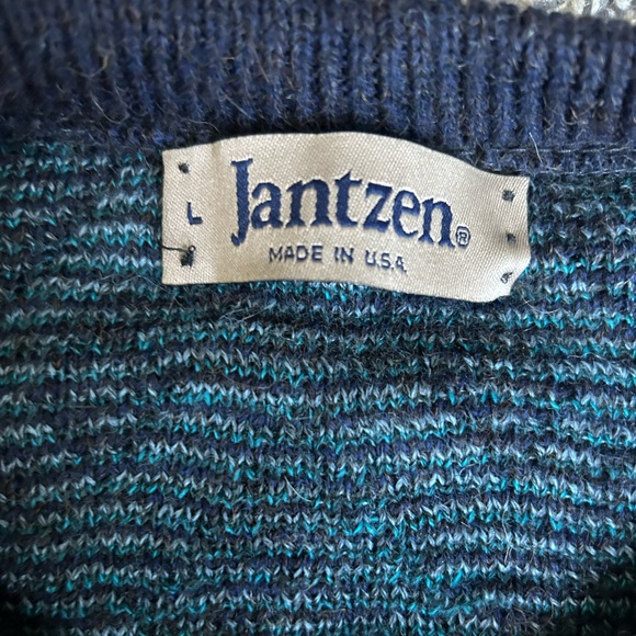 Jantzen Vintage 90s Men’s Sweater Size Large - Picture 3 of 6